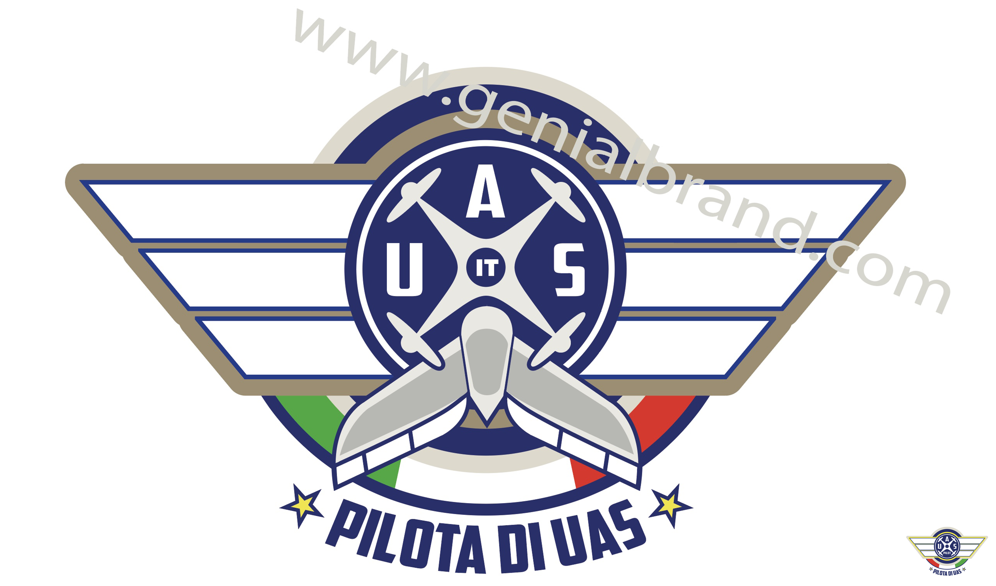 Nuovo logo pilota di uas